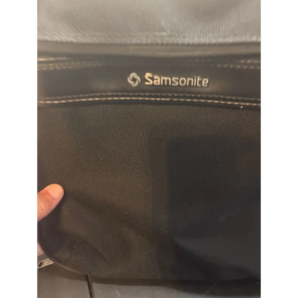 Samsonite‎ Black Ballistic Nylon Laptop Messenger Bag Business Briefcase Travel